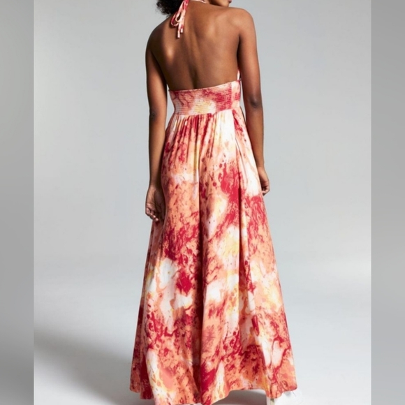 🆕️➕️Misa Hylton 💜 Orange Tie Dye Maxi Dress - Picture 2 of 6
